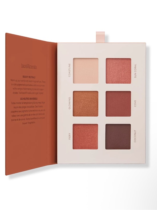 bareMinerals Other - bareMinerals Beach Neutrals Eyeshadow Palette — Coral, Peach & Brown Shades